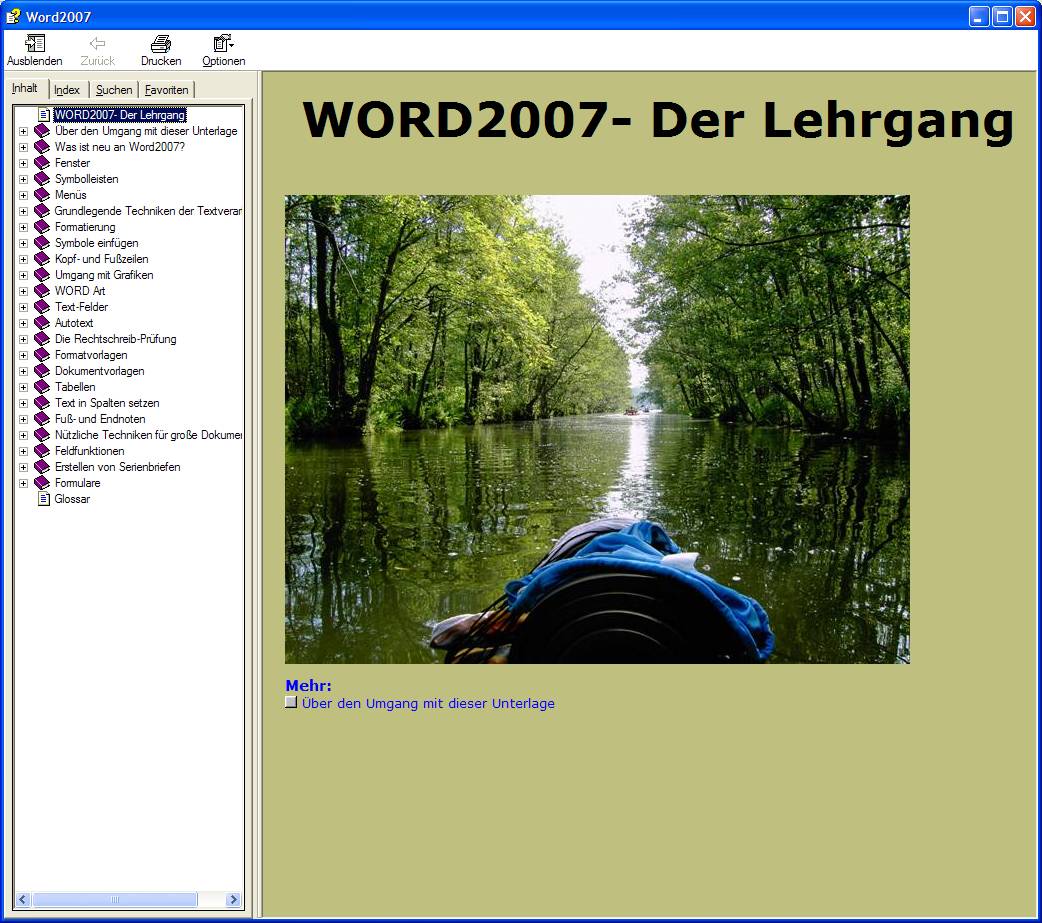 Word2007  Lehrgang